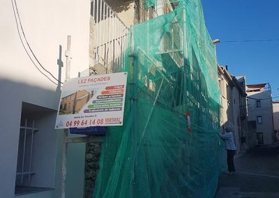 Ravalement de façade à Montpellier pendant les travaux