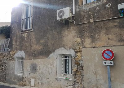 Ravalement de façade à Montpellier avant les travaux