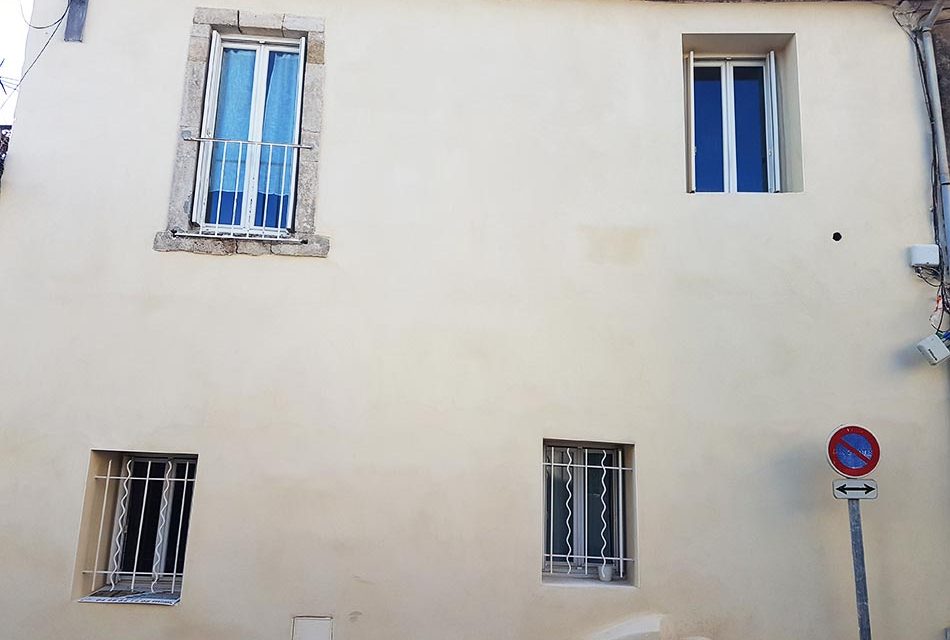 Ravalement de façade d’une maison de ville à Montpellier