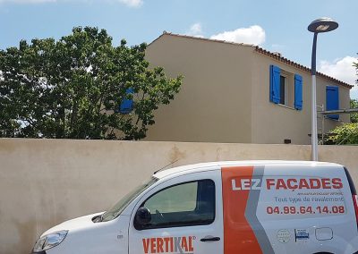 Rénovation de façade à PRADES LE LEZ - 34730 - Lez Façades